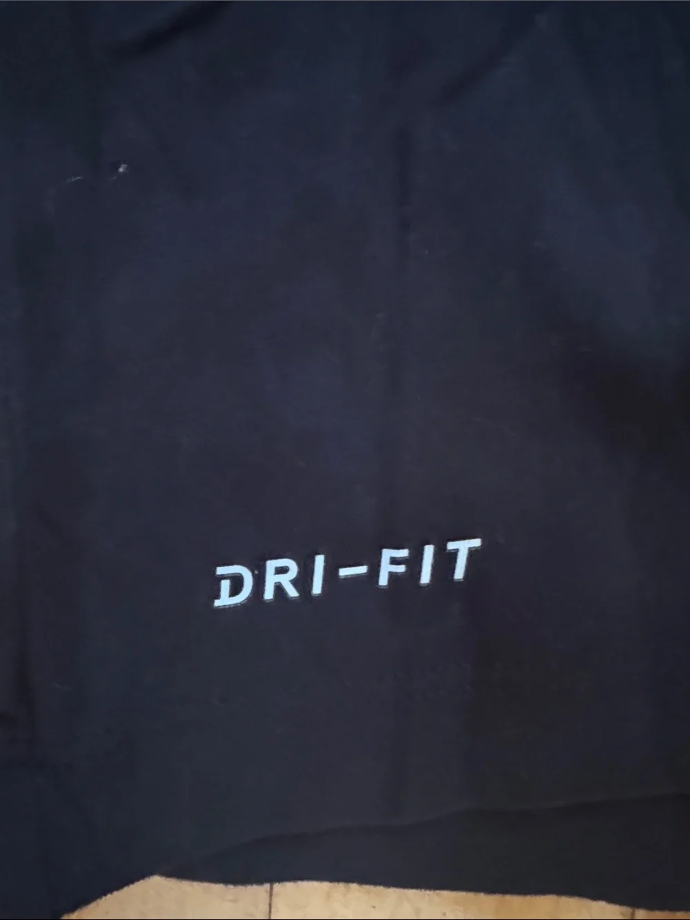 Nike Elite dri-fit Black Long-Sleeve Tee with Gold Tone Logo men’s L